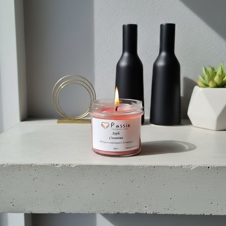 Sojakaars met appel- en kaneelgeur