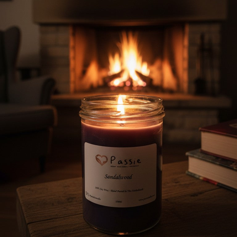 Sandelhout geurende sojakaars