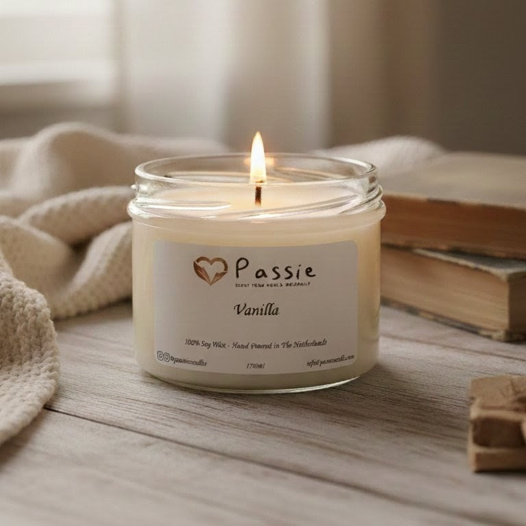 Vanille - Handgemaakte sojakaars